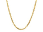 14k Yellow Gold Light Weight Wheat Chain (3.20 mm)