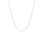 14k Yellow Gold Diamond Cut Cable Link Chain 0.7mm