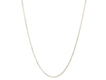 14k Yellow Gold Diamond Cut Cable Link Chain (0.68 mm)