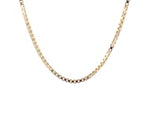 14k Yellow Gold Semi Solid Box Chain (2.10 mm)