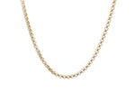 14k Yellow Gold Solid Round Box Chain (2.50 mm)