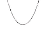 18k White Gold Classic Box Chain (1.40 mm)