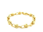 14k Yellow Gold 7 1/2 inch Jax Chain Bracelet