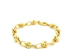 14k Yellow Gold 7 1/2 inch Jax Chain Bracelet (5.00 mm)