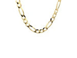 14k Yellow Gold Solid Figaro Chain (6.00 mm)