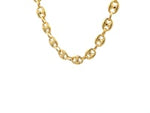 14k Yellow Gold Puffed Mariner Link Chain (6.80 mm)