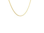 14k Yellow Gold Round Wheat Chain (1.00 mm)