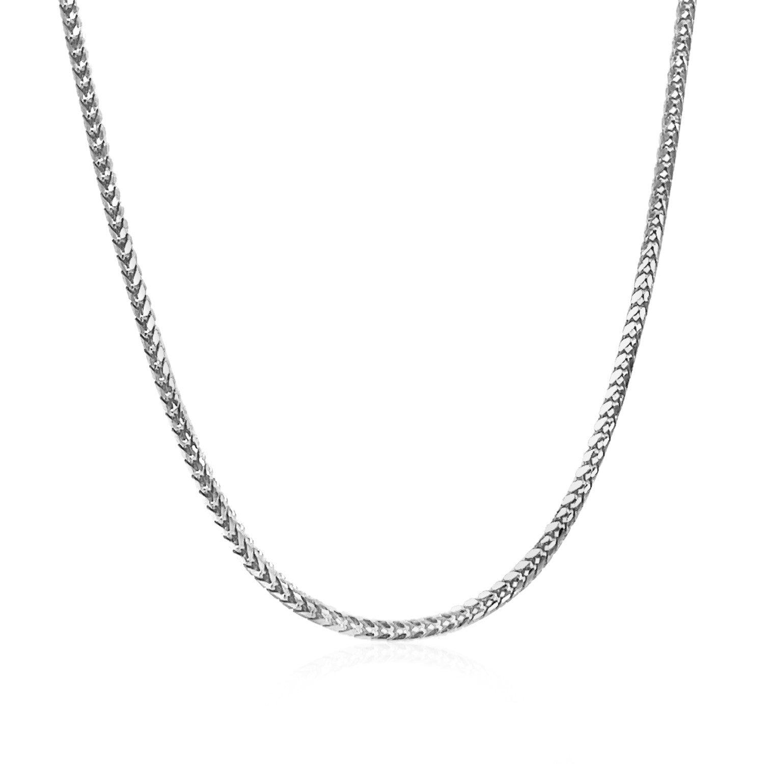 14k white Gold Franco Chain 1.8mm