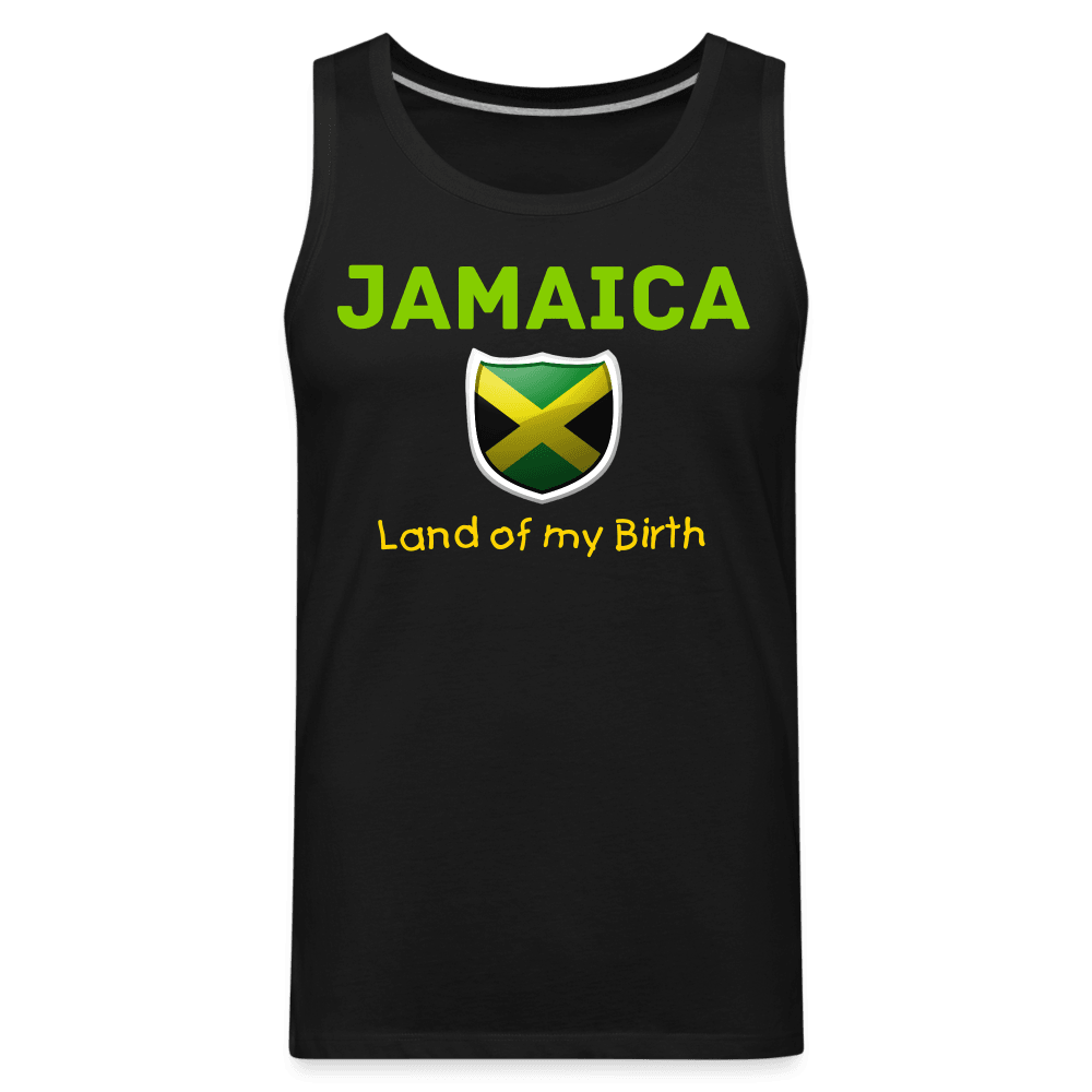Jamaica. Men’s Premium Tank, Jamaica Land of My Birth - Justin Kyne Brand