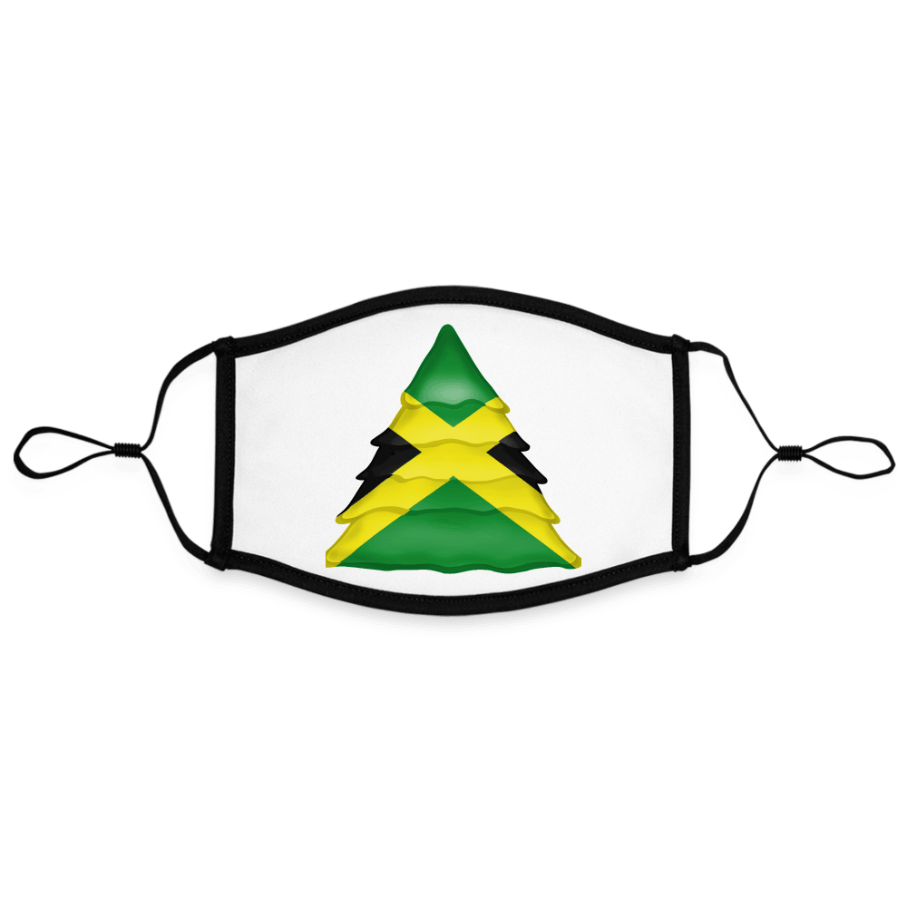 Justin Kyne, Adjustable Contrast Face Mask (Large), Jamaica Christmas Tree - Justin Kyne Brand