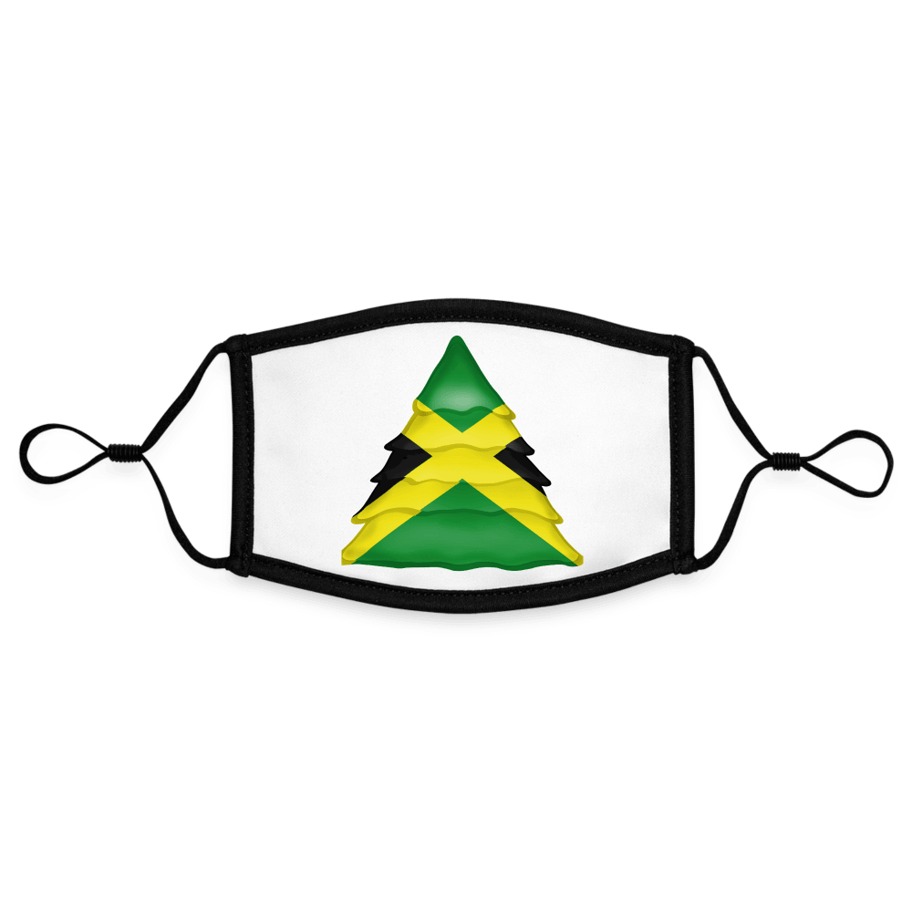 Justin Kyne, Adjustable Contrast Face Mask (Small), Jamaica Christmas Tree - Justin Kyne Brand