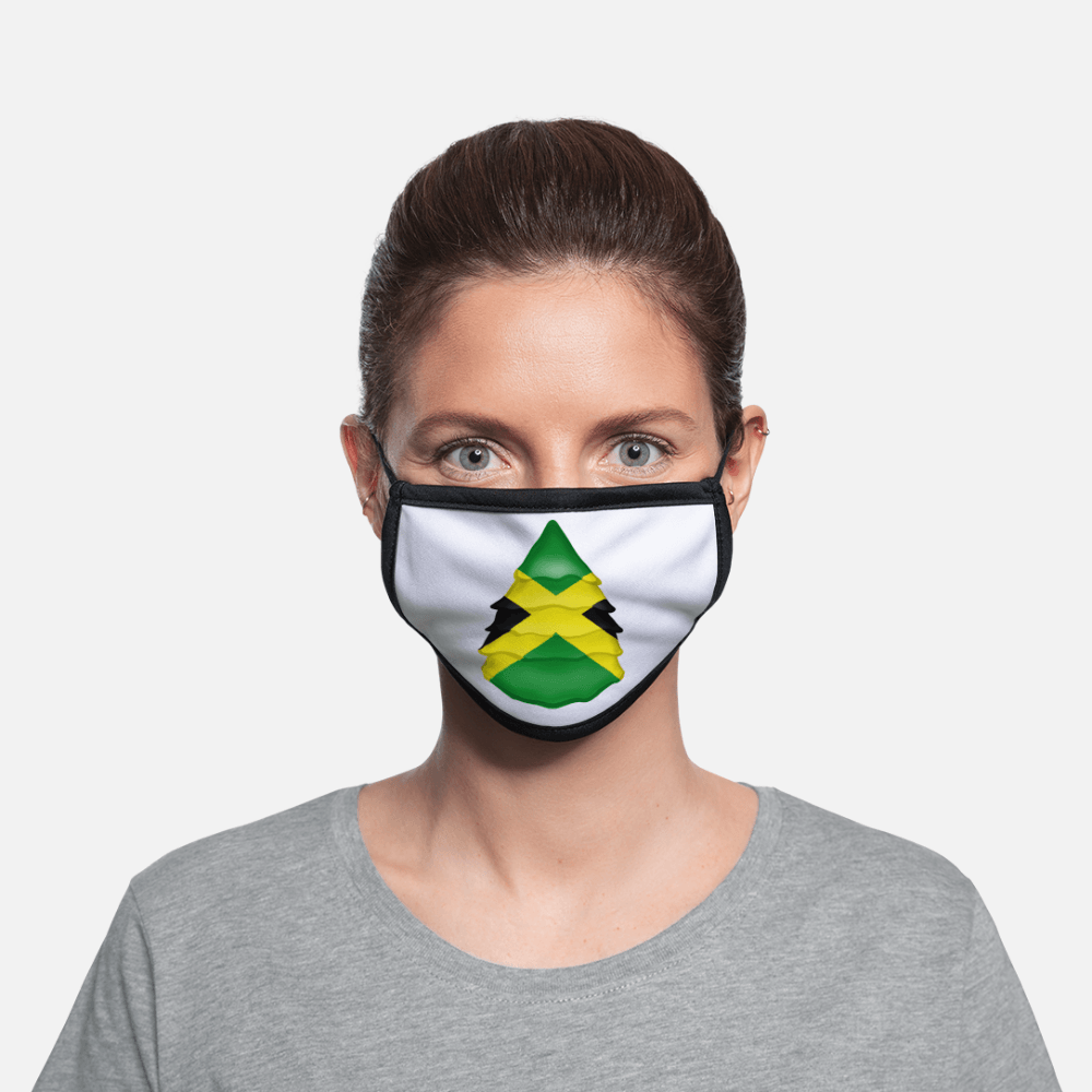 Justin Kyne, Adjustable Contrast Face Mask (Small), Jamaica Christmas Tree - Justin Kyne Brand