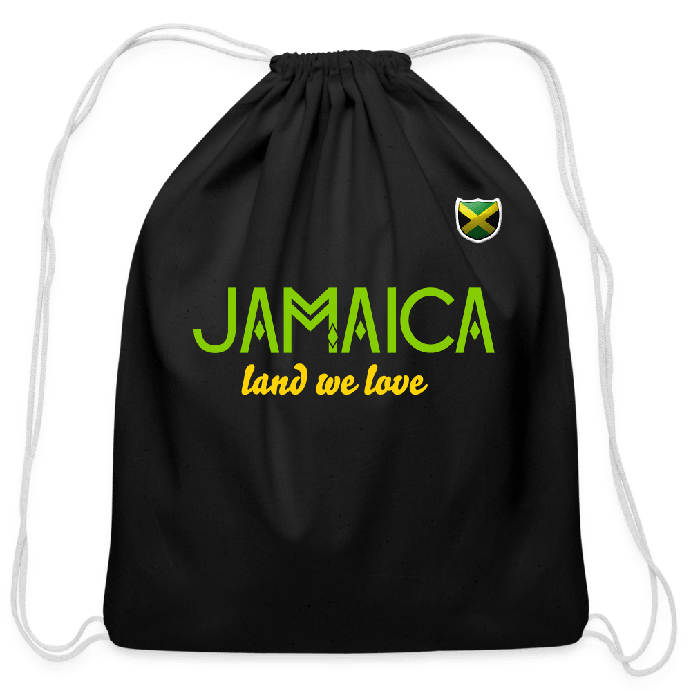 Justin Kyne, Cotton Drawstring Bag, Jamaica Land We Love - Justin Kyne Brand