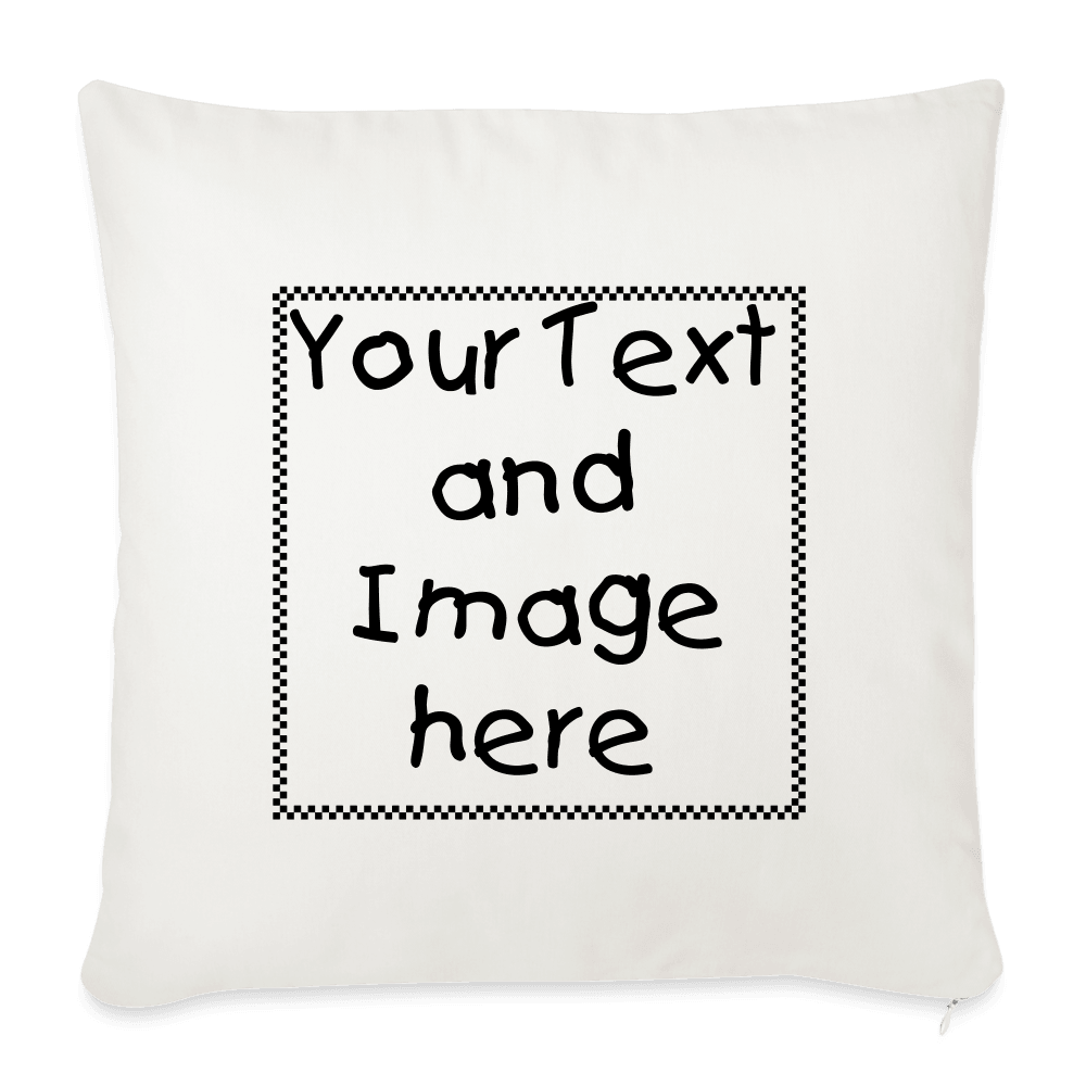 Justin Kyne, Customizable Throw Pillow Cover 18” x 18” - Justin Kyne Brand