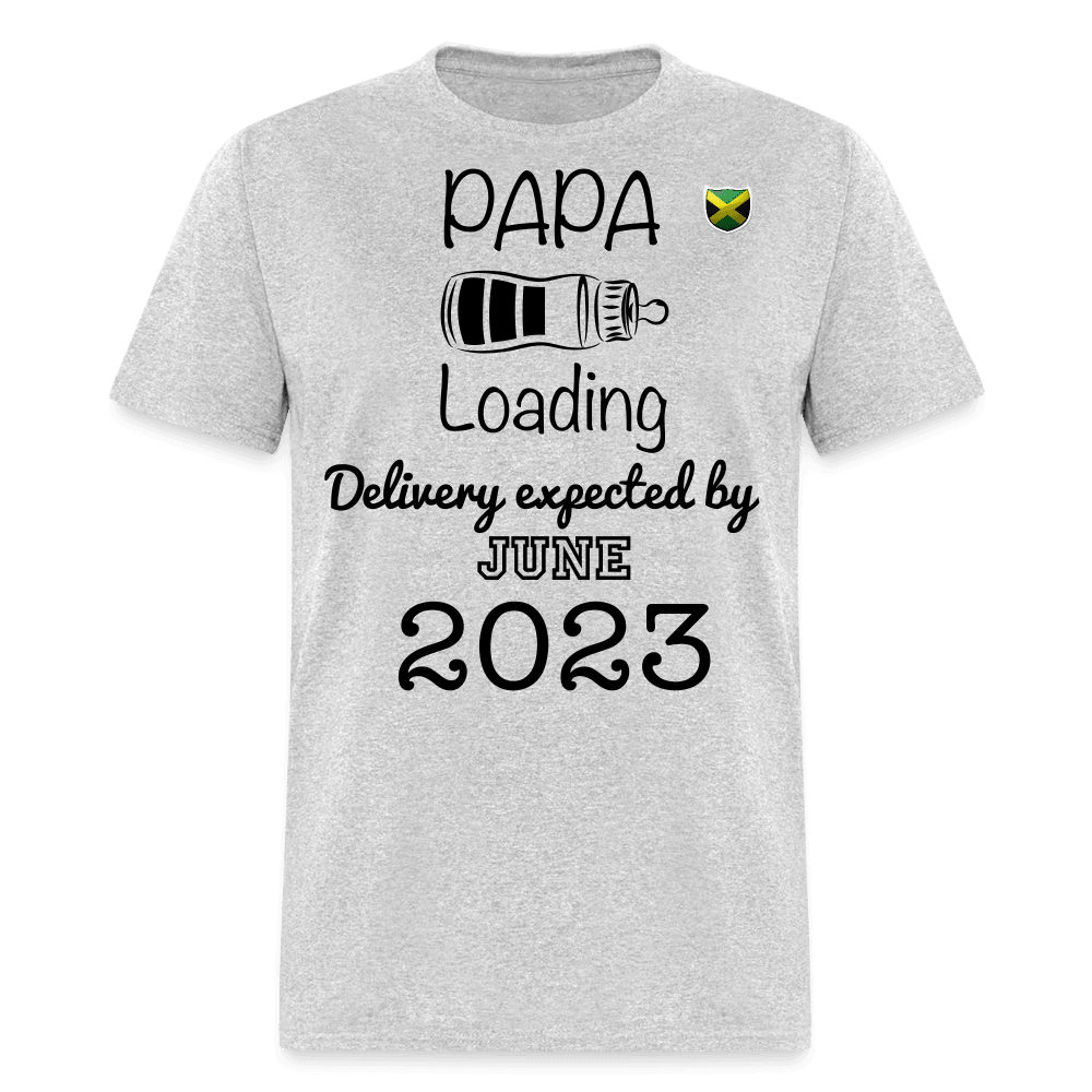Justin Kyne, Customizable Unisex Classic T-Shirt, Papa Loading by Your Date - Justin Kyne Brand