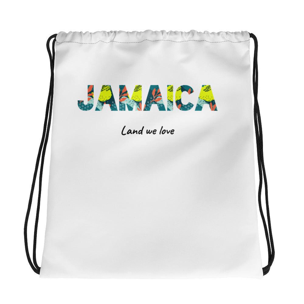 Justin Kyne Drawstring bag, National Anthem, Jamaica Land We Love - Justin Kyne Brand