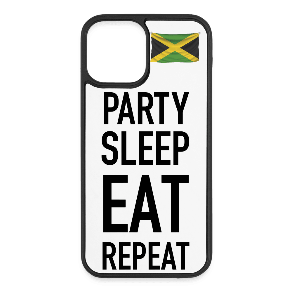 Justin Kyne, iPhone 12/12 Pro Case, Party Sleep Eat Repeat - Justin Kyne Brand