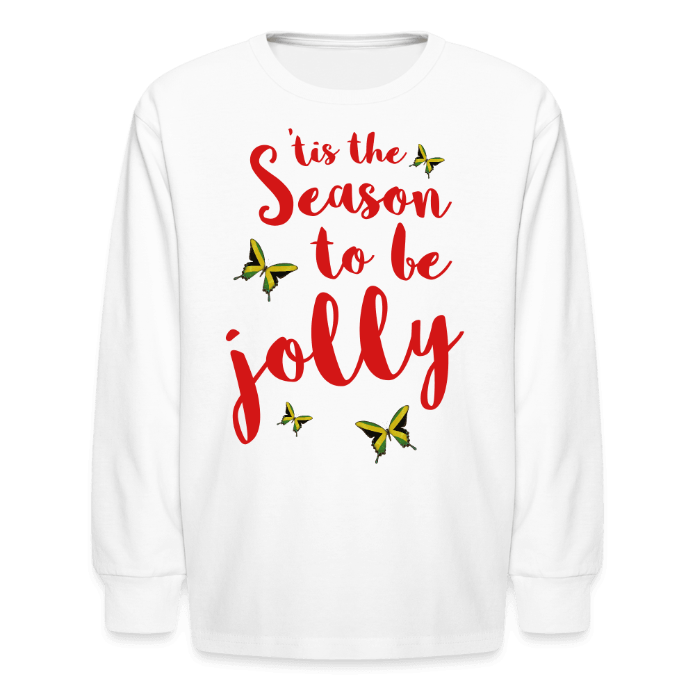 Justin Kyne, Kids' Long Sleeve T-Shirt, Tis the Season to be Jolly - Justin Kyne Brand