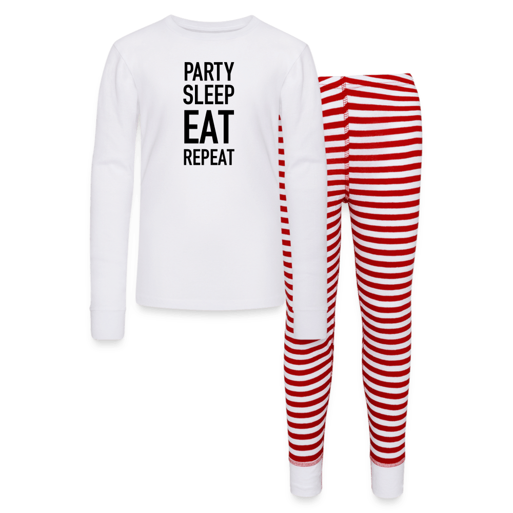 Justin Kyne, Kids’ Pajama Set, Party Sleep Eat Repeat - Justin Kyne Brand