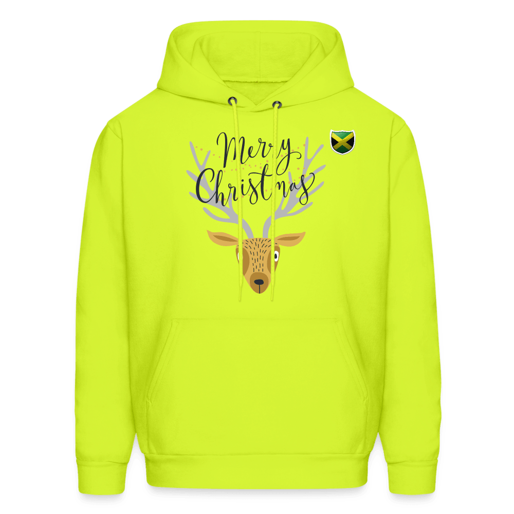 Justin Kyne, Men's Hoodie, Merry Christmas Reindeer - Justin Kyne Brand