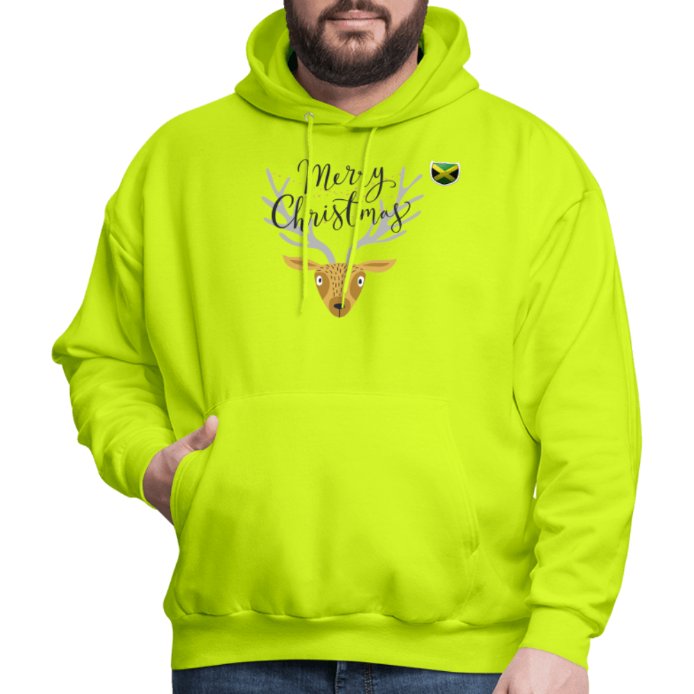 Justin Kyne, Men's Hoodie, Merry Christmas Reindeer - Justin Kyne Brand