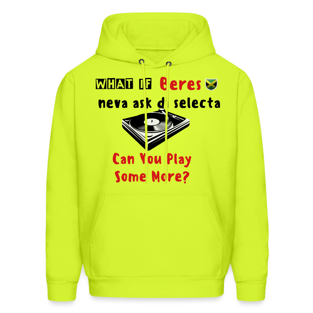 Justin Kyne, Men's Hoodie, What if Beres Never Asked the Selector Can You Play Some More - Justin Kyne Brand