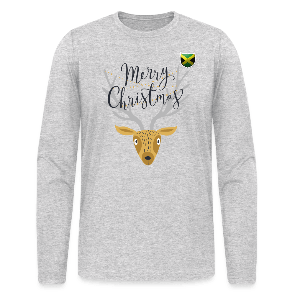 Justin Kyne, Men's Long Sleeve T-Shirt by Next Level, Merry Christmas Reindeer - Justin Kyne Brand