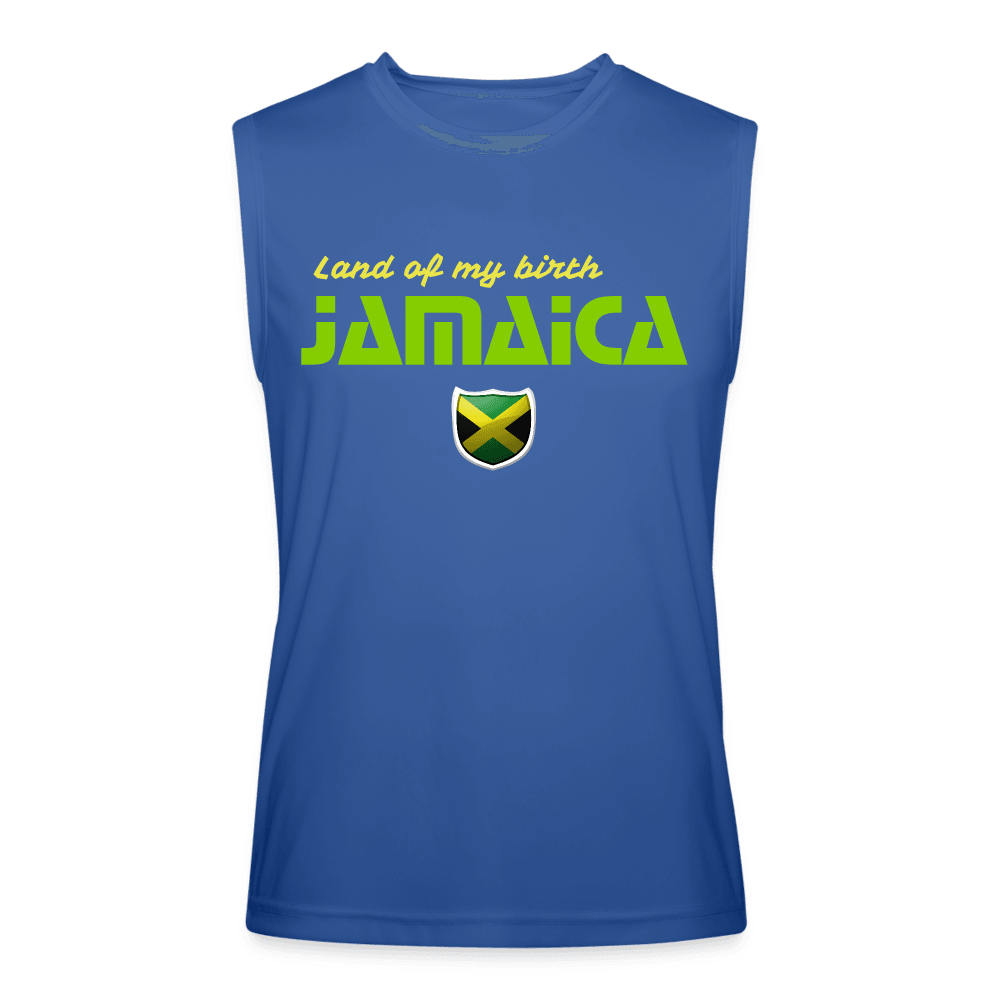 Justin Kyne, Men’s Performance Sleeveless Shirt, Jamaica Land of my birth - Justin Kyne Brand