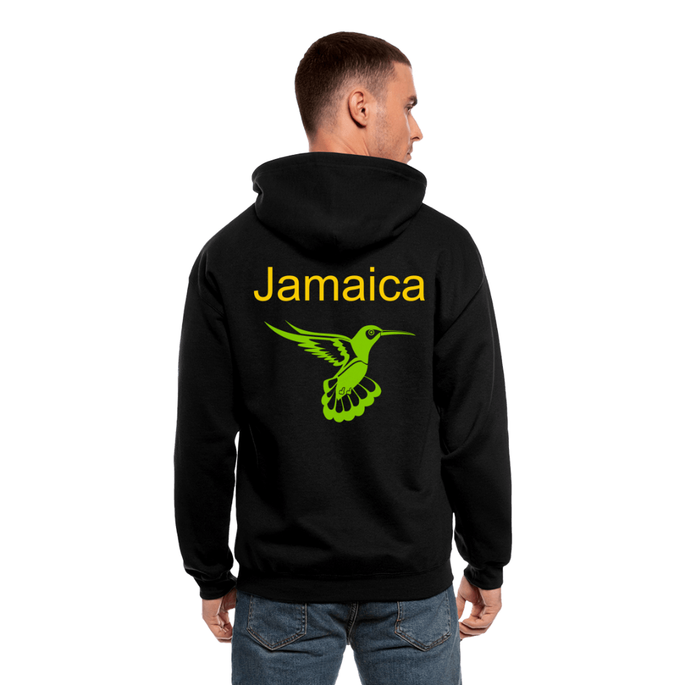 Justin Kyne, Men's Zip Hoodie, Jamaica Hummingbird - Justin Kyne Brand