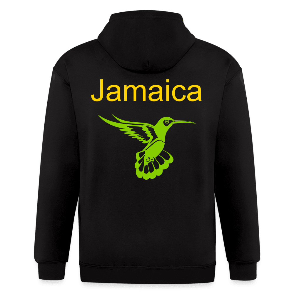 Justin Kyne, Men's Zip Hoodie, Jamaica Hummingbird - Justin Kyne Brand