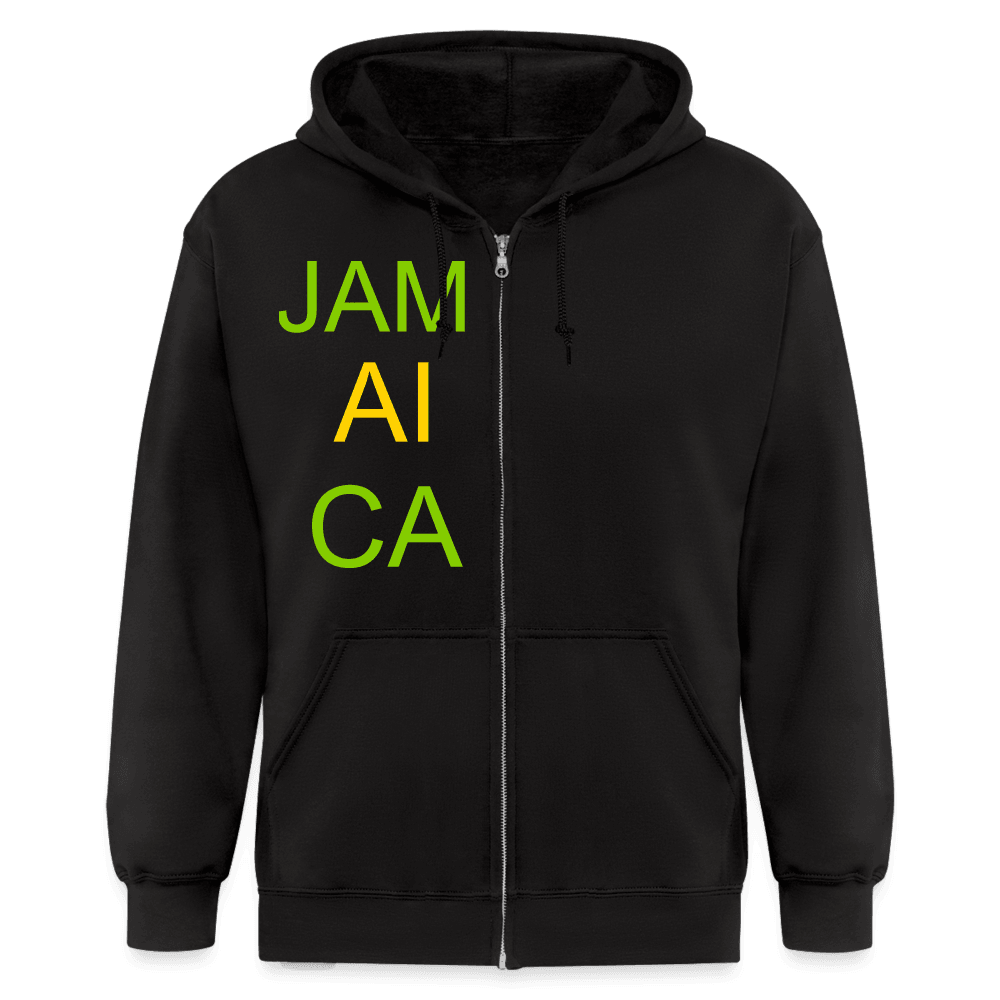 Justin Kyne, Men's Zip Hoodie, Jamaica - Justin Kyne Brand