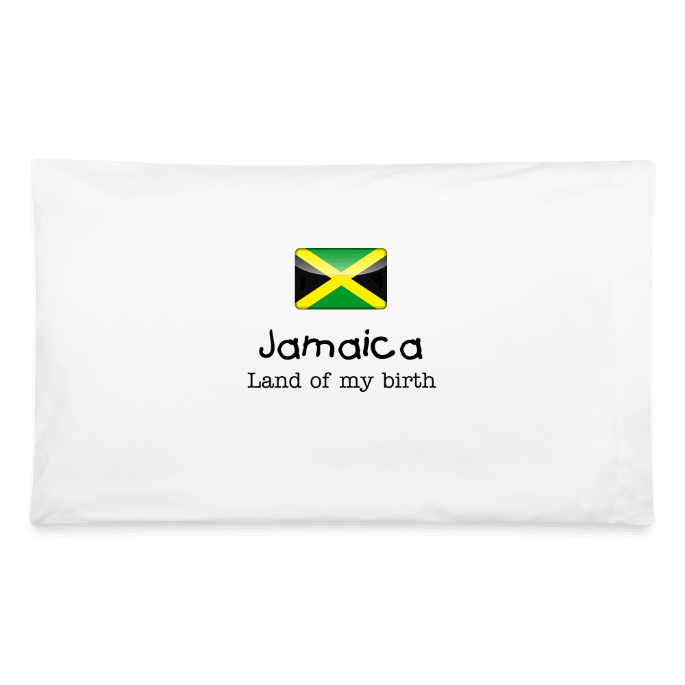 Justin Kyne, Pillowcase 32'' x 20'', Jamaica Land of My Birth - Justin Kyne Brand