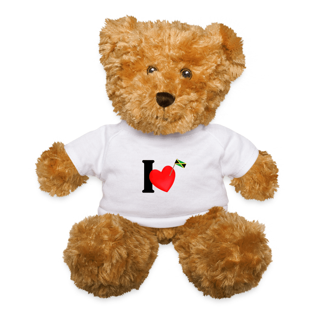 Justin Kyne, Plushy Toys, Teddy Bear, I Love Jamaica - Justin Kyne Brand