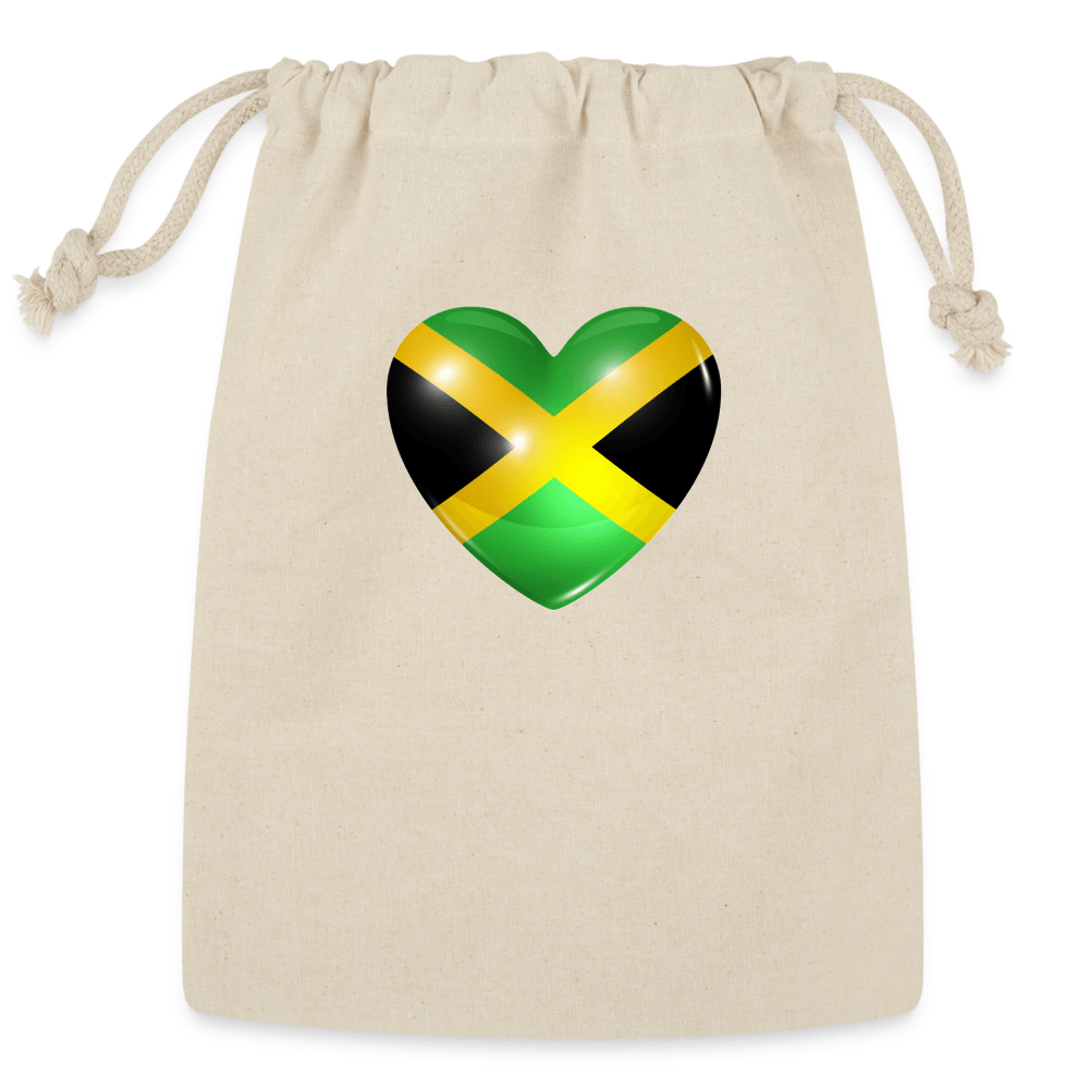 Justin Kyne, Reusable Gift Bag, Jamaica Heart - Justin Kyne Brand