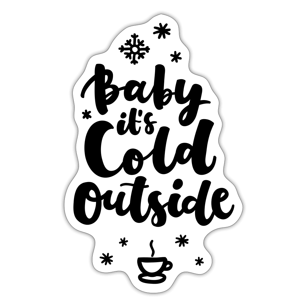 Justin Kyne, Sticker, Baby its cold outside - Justin Kyne Brand