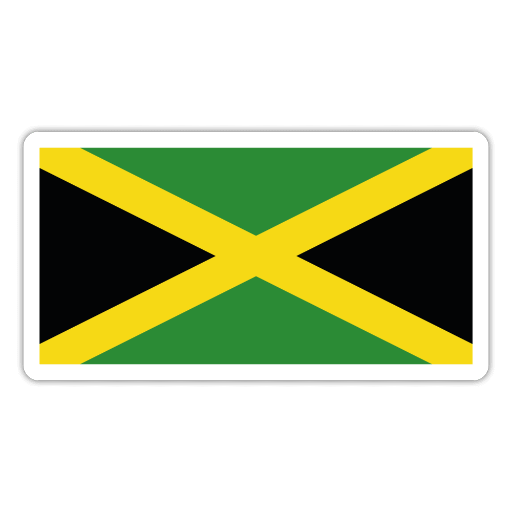 Justin Kyne, Sticker, Jamaican Flag - Justin Kyne Brand