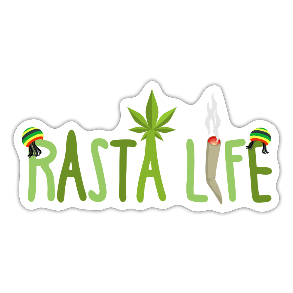 Justin Kyne, Sticker, Rasta Life - Justin Kyne Brand