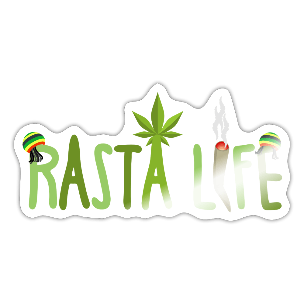 Justin Kyne, Sticker, Rasta Life - Justin Kyne Brand
