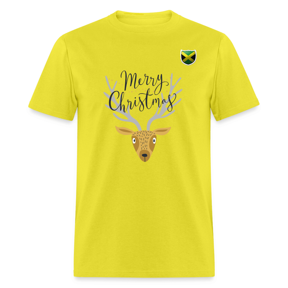 Justin Kyne, Unisex Classic T-Shirt, Merry Christmas Reindeer - Justin Kyne Brand