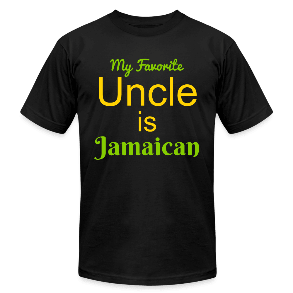 Justin Kyne, Unisex Jersey T-Shirt, Customizable, My Favorite Uncle is Jamaican - Justin Kyne Brand