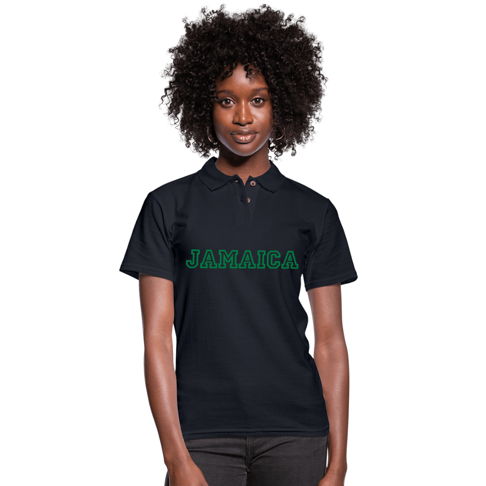Justin Kyne, Women's Pique Polo Shirt, Jamaica - Justin Kyne Brand
