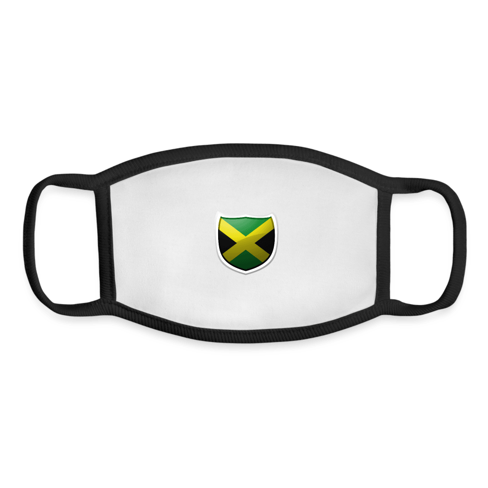 Justin Kyne, Youth Face Mask, Jamaica Flag Badge - Justin Kyne Brand